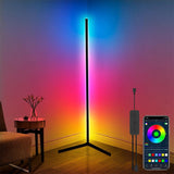 RGB Colour Changing Corner Floor Lamp Modern Minimalist Atmosphere Light Standing Light