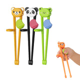 3 Pairs of Training Chopsticks for Kids Beginners Cute Animal Style Learning Chopsticks