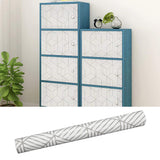 Removable Geometric Wallpaper Hexagon Self Adhesive Peel and Stick Wallpaper Silver