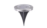 4/8/12/24 Pcs White Light LED Solar Lights Ground Floor Decking Patio Outdoor Garden Path Disk Lamp