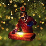 5Pcs Christmas Welder Hanging Ornaments