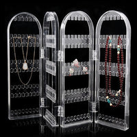 Folding Jewellery Display Stand Earring Necklace Storage Rack Organizer Archy