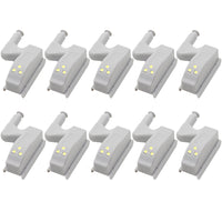 10 Pcs LED Hinge Sensor Light Warm white