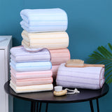 Coral Velvet Quick Dry Bath Towel and Towel Set-Blue