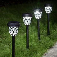 6-Pack Waterproof Solar Garden Lights Outdoor Pathway Decorative Lights White