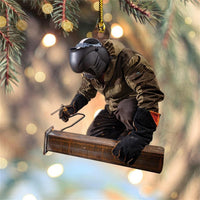 5Pcs Christmas Welder Hanging Ornaments