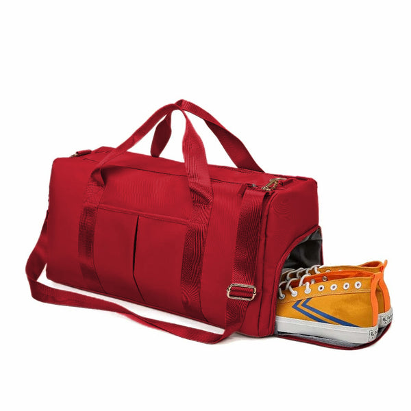 Minimalist Large Capacity Duffel Bag Travel Bag-Red