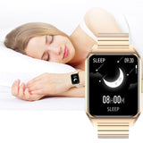 Smart Watch Sports Fitness Tracker Heart Rate Monitoring - Golden