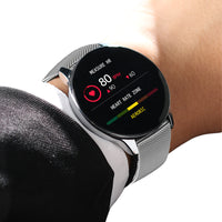 Smart Watch with Heart Rate Blood Oxygen Monitoring Tracker Silver