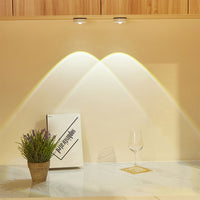 2X Sunset Projection Lights Under Cabinet Kitchen COB Lamps-White Light