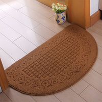 Home Kitchen Doormat Stairs Floor Mat Washable 38x58CM-Brown