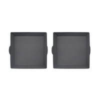 Set of 2Pcs Silicone Baking Pan Dividers Grey