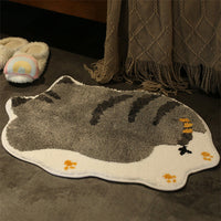 40 x 60cm Cute Cartoon Carpet Cat Shape