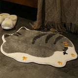 40 x 60cm Cute Cartoon Carpet Cat Shape