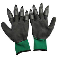 Latex Gardening Gloves With Claws- Black