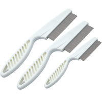 Set of 3Pcs Pet Flea Shedding Comb Pets Grooming Combs