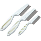 Set of 3Pcs Pet Flea Shedding Comb Pets Grooming Combs