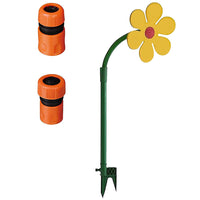 Garden Lawn Sprinklers Rotating Daisy Water Sprinkler Auto Irrigation System for Garden Yard Lawn Yellow