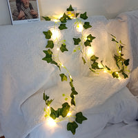 5 Meter 50LED Artificial Ivy Leaves Light Battery-powered String Light Style 3