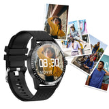 Smart Watch Full Touch Screen Sport Fitness Tracker Health Monitoring Black