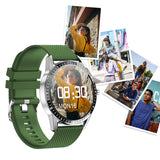 Smart Watch Full Touch Screen Sport Fitness Tracker Health Monitoring Green