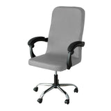 1 Piece Water Resistant Office Chair Slipcovers Light Grey-L