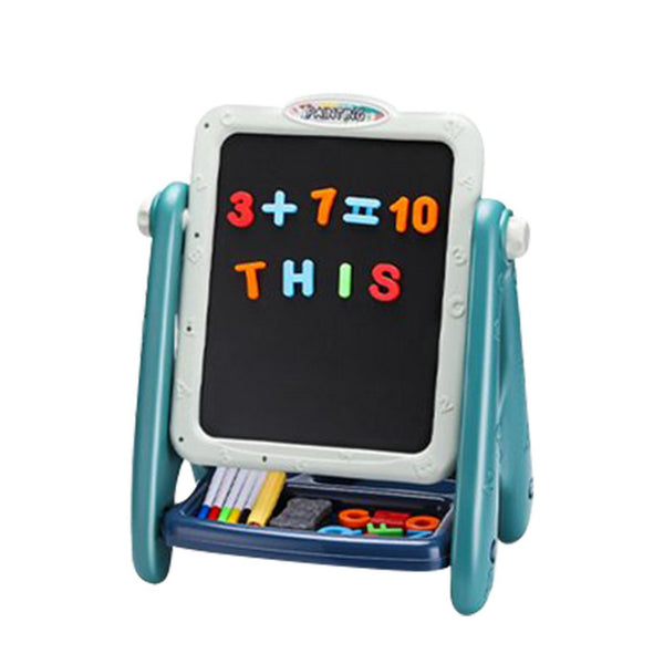 Kid Double Sided Art Easel Magnetic Drawing Board Set