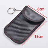 2 Pack Set Car Key Signal Blocker Cases Keyless RFID Blocking Bags