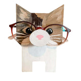 Eyeglasses Holder Eyes Glasses Display Stand Animal Wooden Eyeglasses Holder Home Decor-Style 5