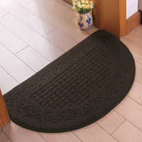 Home Kitchen Doormat Stairs Floor Mat Washable 38x58CM-Dark Coffee