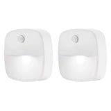 2Pcs LED Motion Sensor Light-White