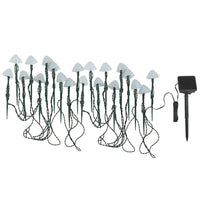 5m 20LED Solar Mushroom String Lights Patio Walkway Lamp Outdoor Garden Decor