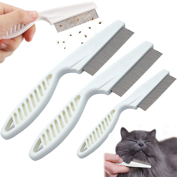 Set of 3Pcs Pet Flea Shedding Comb Pets Grooming Combs