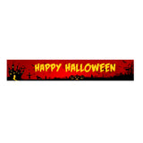 Happy Halloween Banner Decor Background Ornament Party Prop Red