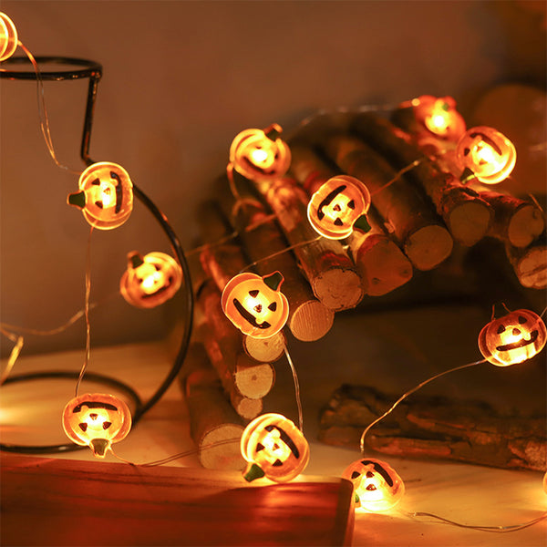 Halloween Pumpkin String Lights Party Decor