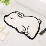 40 x 60cm Cute Cartoon Carpet Bear Shape