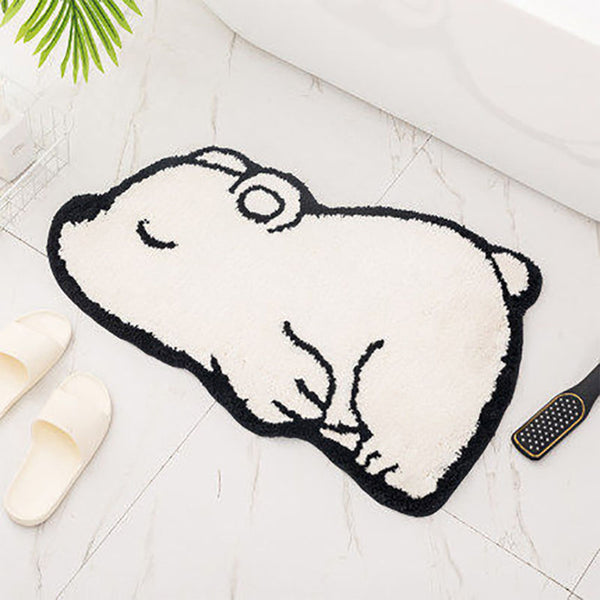 40 x 60cm Cute Cartoon Carpet Bear Shape