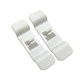 2pcs Cord Organizer Stick on Kitchen Appliances for Home Appliances Cable White