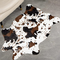 Cute Animal Printed Floor Mat Western Decor for Home and Room Cow Style