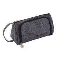 Pencil Case Large Capacity Pencil Pouch Handheld Pen Bag Grey