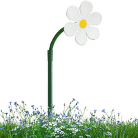 Garden Lawn Sprinklers Rotating Daisy Water Sprinkler Auto Irrigation System for Garden Yard Lawn White