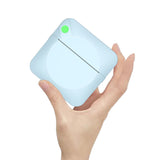 Wireless Bluetooth Pocket Printer Compatible with iOS and Android Blue