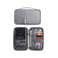 Multifunctional Travel Passport Bag-Grey