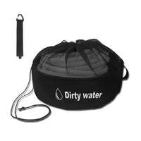 RV Hose Storage Bag Camper Accessories Bag with Storage Strap-Black