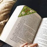 4Pcs Hand Stitched Embroidered Corner Bookmark