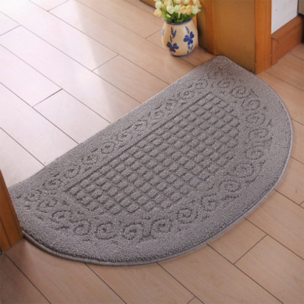 Home Kitchen Doormat Stairs Floor Mat Washable 48x78CM-Gray