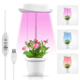 LED Plant Grow Light Full Spectrum Indoor Halo Grow Lamp Height Adjustable