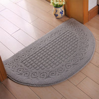 Home Kitchen Doormat Stairs Floor Mat Washable 38x58CM-Gray