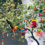 10pcs Bird Swing Chewing Toys Parrot Bell Hammock Parrot Toy