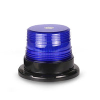 Car Emergency Beacon Strobe Amber LED Flashing Lights Warning Rotating Lamp Blue